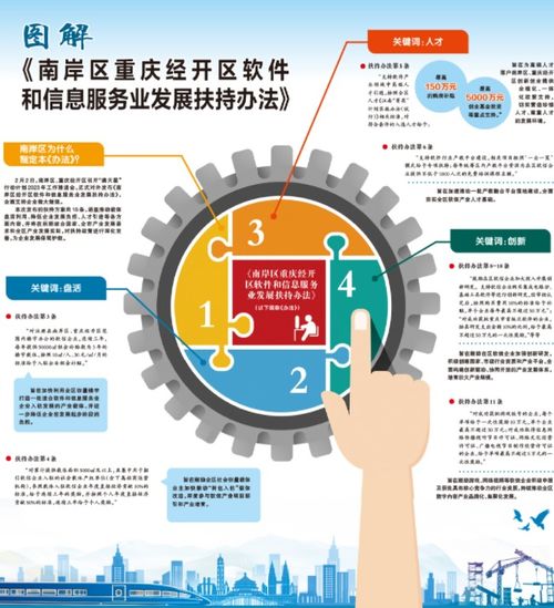 圖解《南岸區(qū)、重慶經(jīng)開區(qū)軟件和信息服務(wù)業(yè)發(fā)展扶持辦法》 賦能信息咨詢，共筑數(shù)字未來